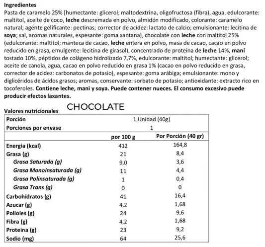 BARRA SPACE PROTEIN MULTILAYER CHOCOLATE 40 G