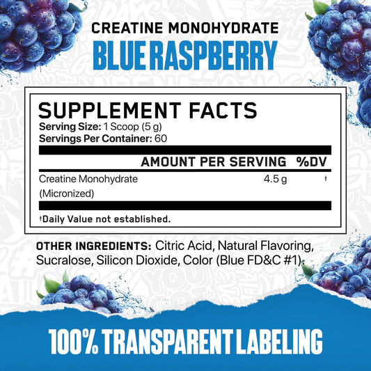ABE CREATINE BLUE RAZZ 300 GR